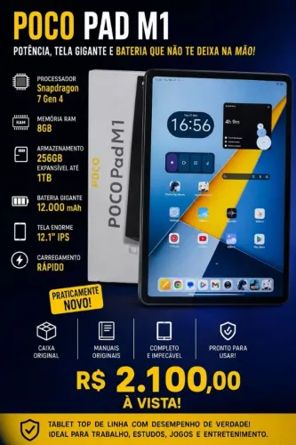 Tablet Xiami Poco Pad M1 - 8GB/256GB