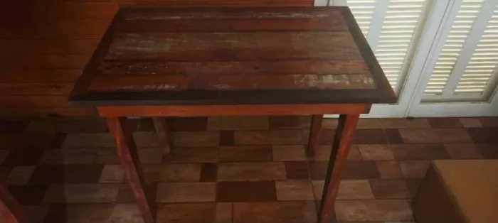 Mesa madeira demolição 