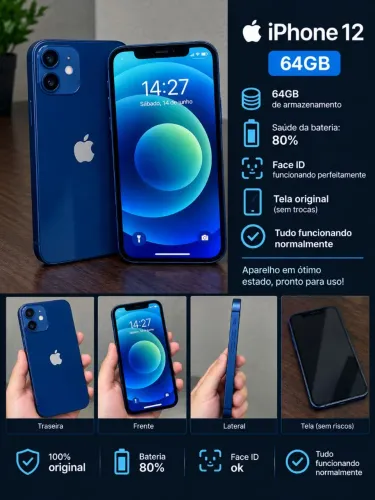 Iphone 12 azul