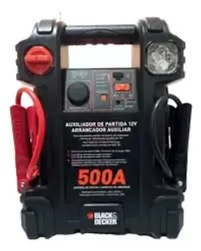 Black+ Decker auxiliar de partida 12v inflador/compressor 