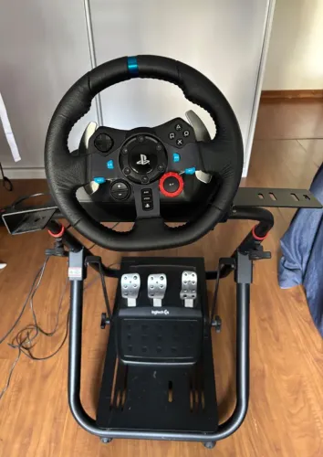 Volante com pedal e suporte g29