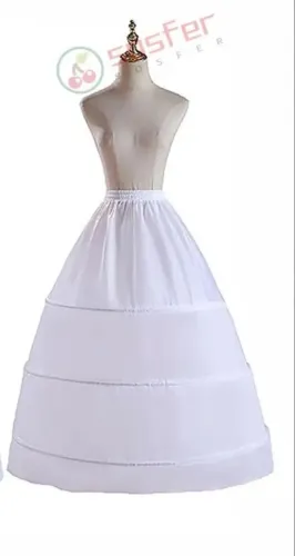 Anagua saiote daminha vestido