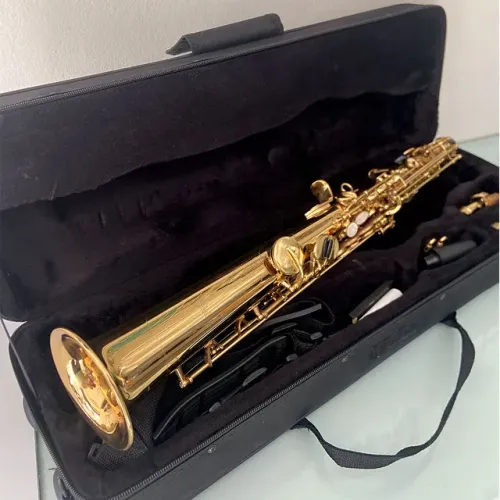 Sax Soprano Shelter Novo (Out Let) 2 Tudeis (Aceito Mac Mini)