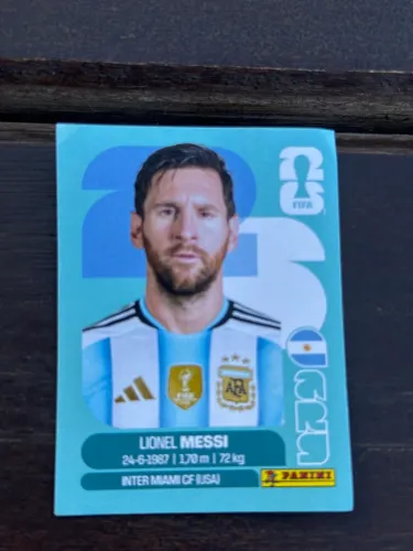 Figurinha do messi