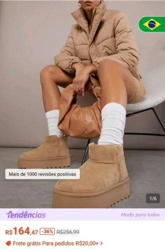 Bota de neve/inverno estilo ugg