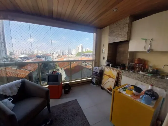 Apartamento mooca 108m2 - Sacada gourmet 0 02 vagas e depósito