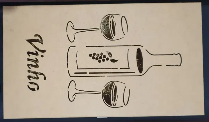 Caixa presenteável - taças e vinho