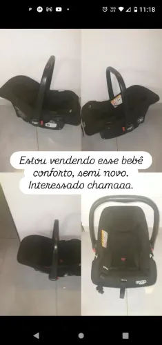 Bebê conforto semi novo 
