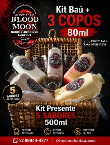 Kit Presente batidas alcoólicas