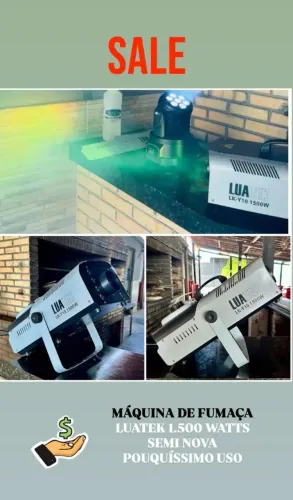 MAQUINA FUMACA LUATEK