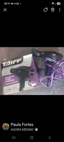 Secador taiff ion profissional 
