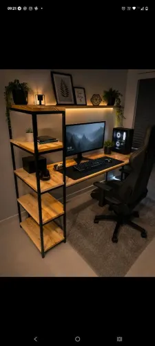 Escrivaninha estilo industrial