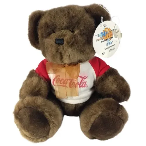 URSO DE PELÚCIA COCA-COLA & NSYNC (ED. LIMITADA - 2002) - Challenge for the Children IV