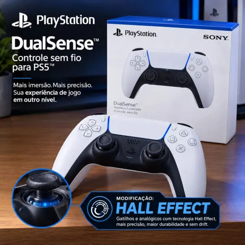 Dualsense 5 com hall effect PlayStation 5