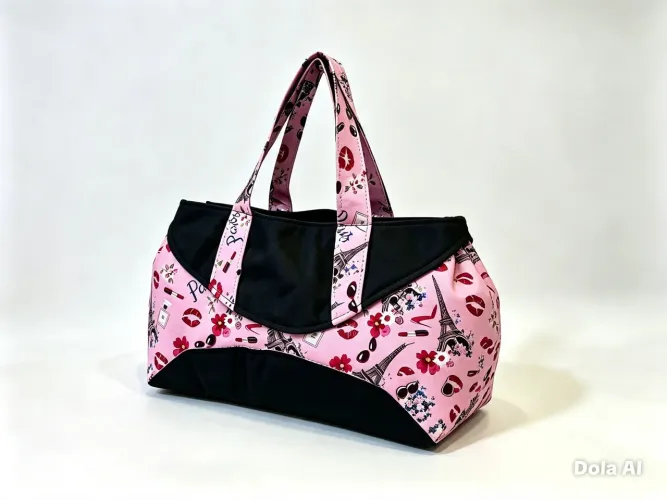 Linda bolsa forrada