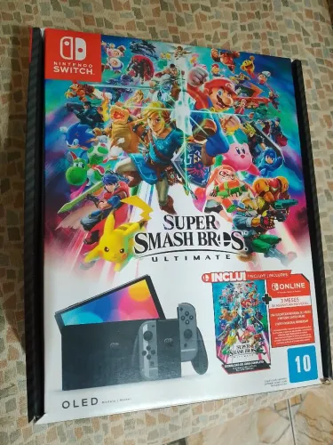 Swtich OLED Desbloqueado 2 controles 