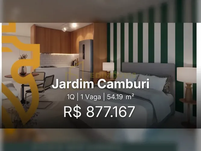 Exclusivo Studio em Jardim Camburi: Lazer e Segurança Completa