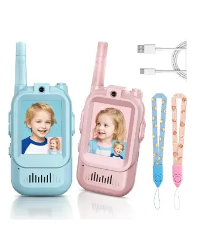 Kit 2 Walkie Talkies Infantis Indoor/outdoor Brinquedos