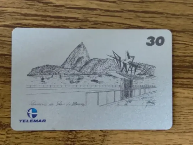 Cartão Telefônico Telemar Série Bico de Pena