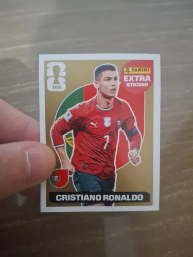 CRISTIANO RONALDO EXTRA STICKER GOLD COPA 2026