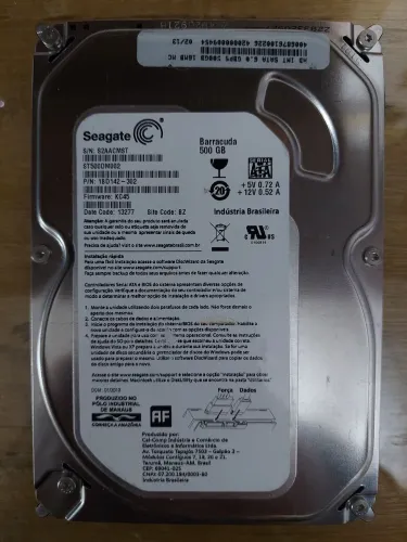 HD SEAGATE DE 500GB DESKTOP COM WINDOWS 10
