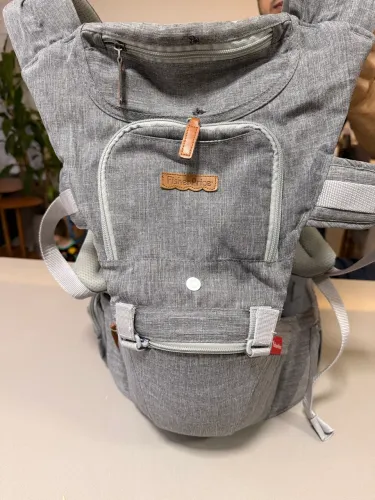 Canguru Fisher-Price Hipseat Cinza - Seminovo (Até 15 kg)
