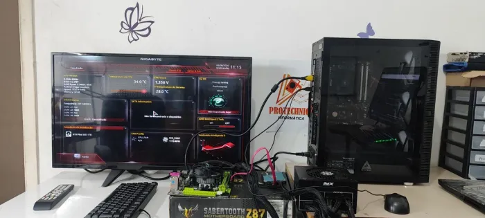 Reparo de placa de vídeo, notebook, placa mãe, controle de vídeogame e processadores. 