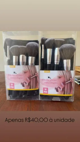 KIT DE PINCEL DE MAQUIAGEM/ 10 PCS