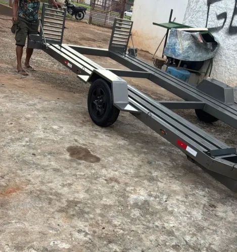 Carreta para carro pranca