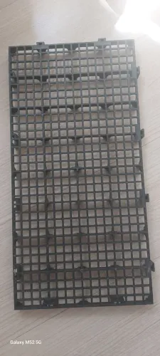 Pallet Estrado Plásticos Preto 25x50x2,5cm Piso Palete Plástico Modular