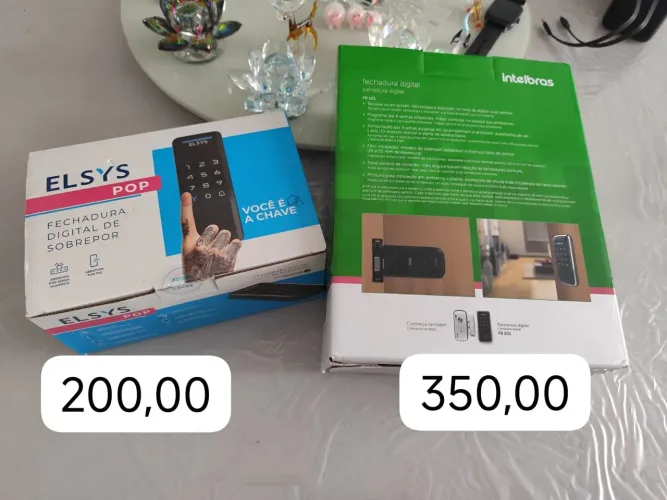 Fechaduras eletrônico Elsys e Intelbras