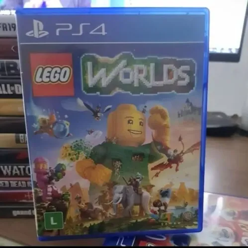 Jogo lego worlds ps4 midia fisica semi novo