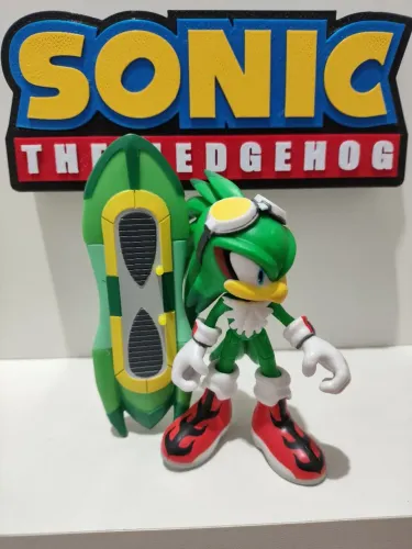Jet Sonic hedgehog jakks