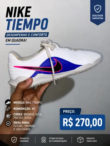 TÊNIS DE FUTSAL NIKE TIEMPO