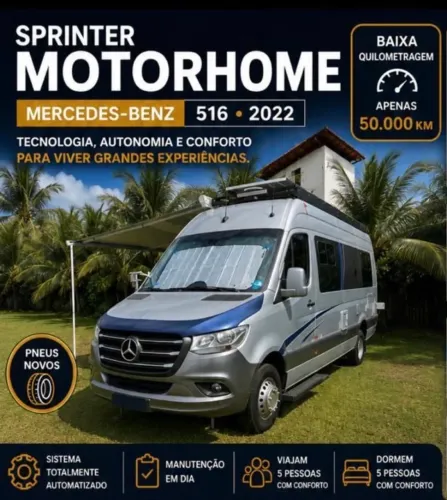 Mercedes-Benz Sprinter 516 Chassi Longo T.b. 2.2 Dies 2022