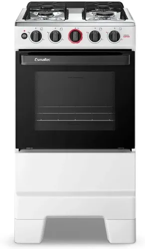 Fogão a Gás Mesa Inox Forno 50L Limpa Fácil e Acendimento Automático Esmaltec IDEAL Super