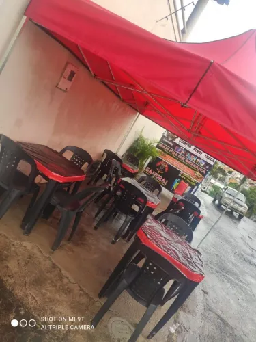 Tenda 5x5, 2 guarda sol, 5 jogos de mesa, ( festas temáticas fim de semana)