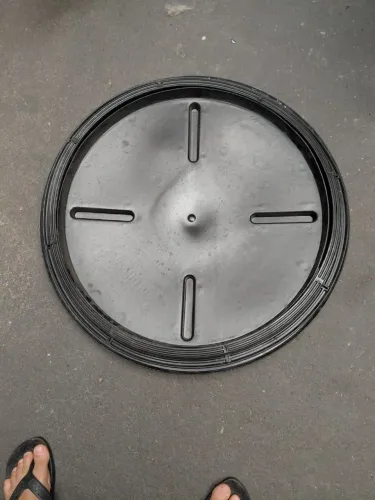 Tampa para tanque de 1000l com anel