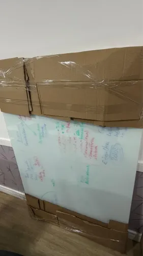 Vidro branco para anotações 1,50 x 1,00m