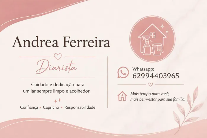 Diarista - Limpeza - Auxiliar de cozinha