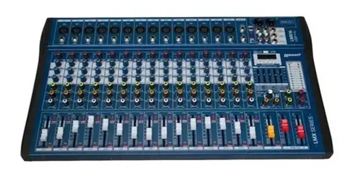 Mesa De Som Interface Mixer Lexsen Lmx16usb 16 Canais Bluetooth Usb Mesa De Som Interface