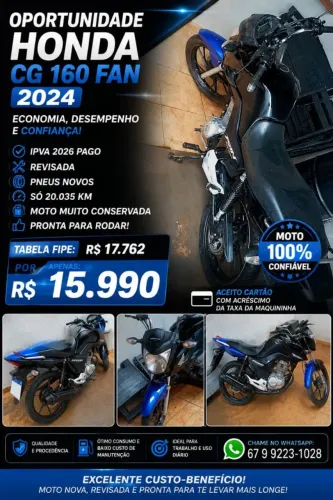 Honda CG 160 FAN 2024