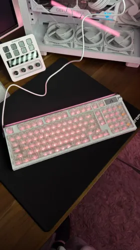 ATTACK SHARK R98 HE - Teclado Magnético Rapid Trigger 98 Teclas 8000Hz Fibra de Carbono