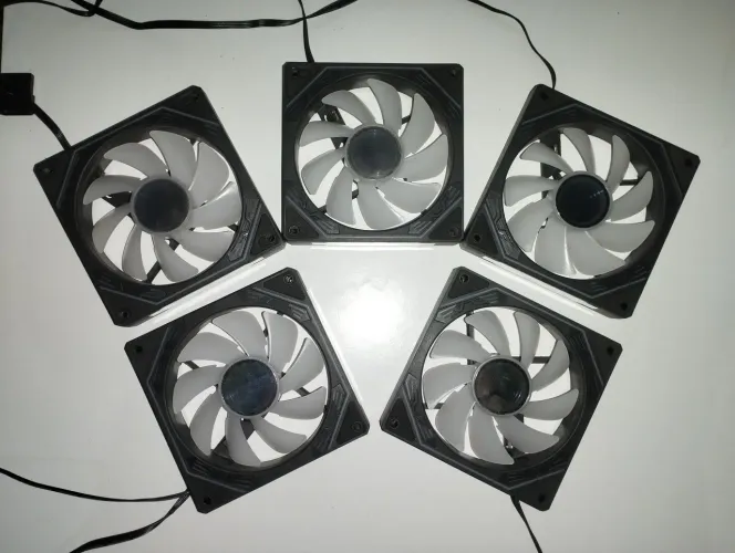 Kit 5 Fans Cooler 120mm Hayom FC1396