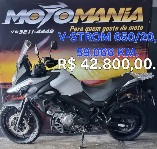 V-STROM 650/20, COM ACESSÓRIOS.