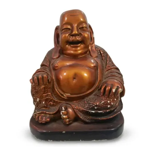 Buda Decorativo Cofrinho Estátua Feng Shui Sorte Prosperidade