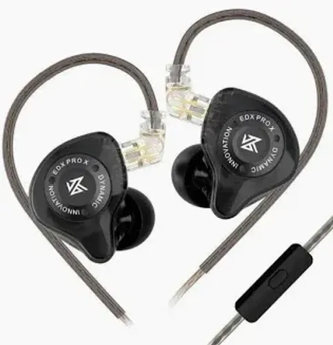 Kz edx pro x black C/ mic Novo - lacrado -