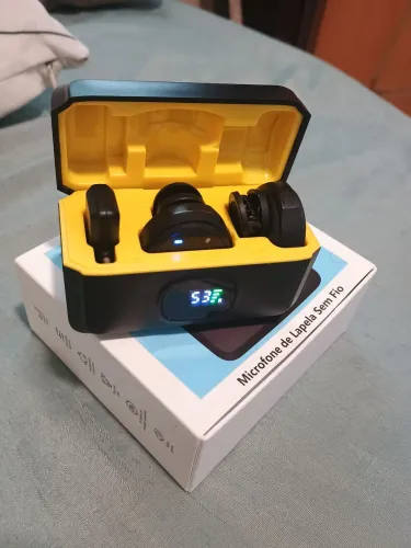 Microfone Lapela J6 2 unidades anti ruído 