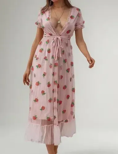 Vestido morango