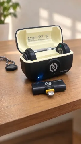 Microfone de lapela sem fio Hollyland Lark M2, versão Lightning (para iPhone com entrada L